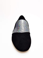 Carica immagine nella Galleria, Wish Dance Shop Ms22 Camoscio Nero con Boreale Argento
