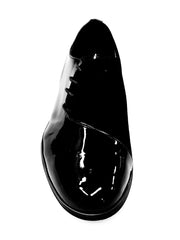 Carica immagine nella Galleria, PABLO PJ (MS19PJ) - Scarpa da Uomo Stringata in Vernice Nera e Camoscio Nero con Fondo in Microlight
