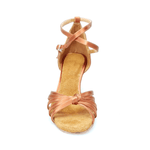 Load image into Gallery viewer, Wish Dance Shop Scarpa Basica in Raso Bronzo e Tacco a Rocchetto
