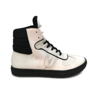 Wish Dance Shop Sneaker Alta in Pelle Bianca
