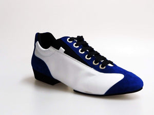 Wish Dance Shop Sneaker in Camoscio Blu Bianco Horus