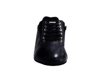 Sneaker 113H in pelle nera Horus, scarpa sportiva alta qualità con design moderno, ideale per stile casual e urbano.