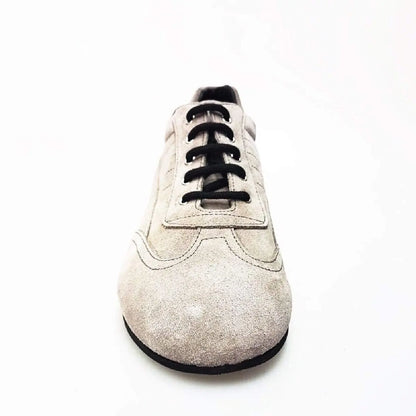 Scarpa sport Ghibli IMOLA in camoscio grigio, sneaker Wish Dance Shop con design elegante e comfort elevato.