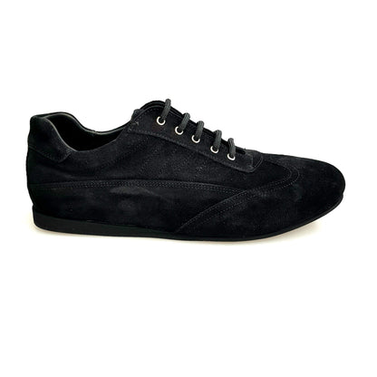 Scarpa sportiva BORA Sport (IMOLA) in camoscio nero, sneaker Wish Dance Shop, stile comodo e alla moda