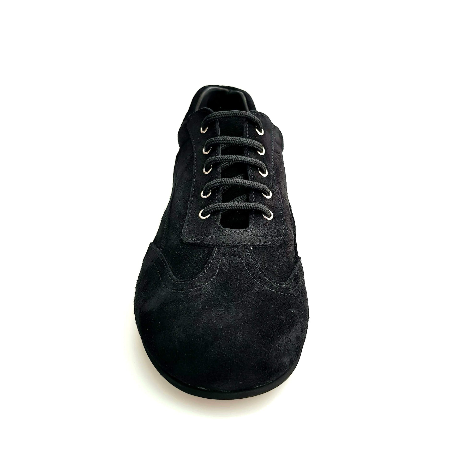 Scarpa sportiva BORA Sport IMOLA in camoscio nero di Wish Dance Shop, sneaker comoda e elegante.