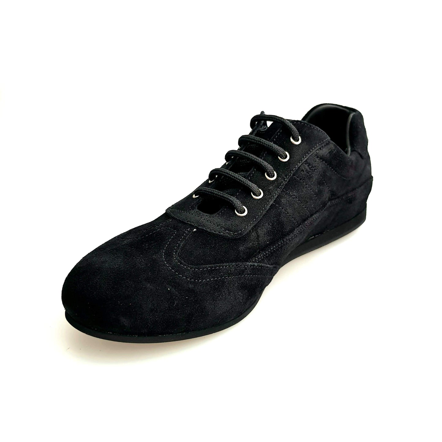 Scarpa sportiva BORA Sport IMOLA in camoscio nero, sneaker Wish Dance Shop, comoda e stile moderna.