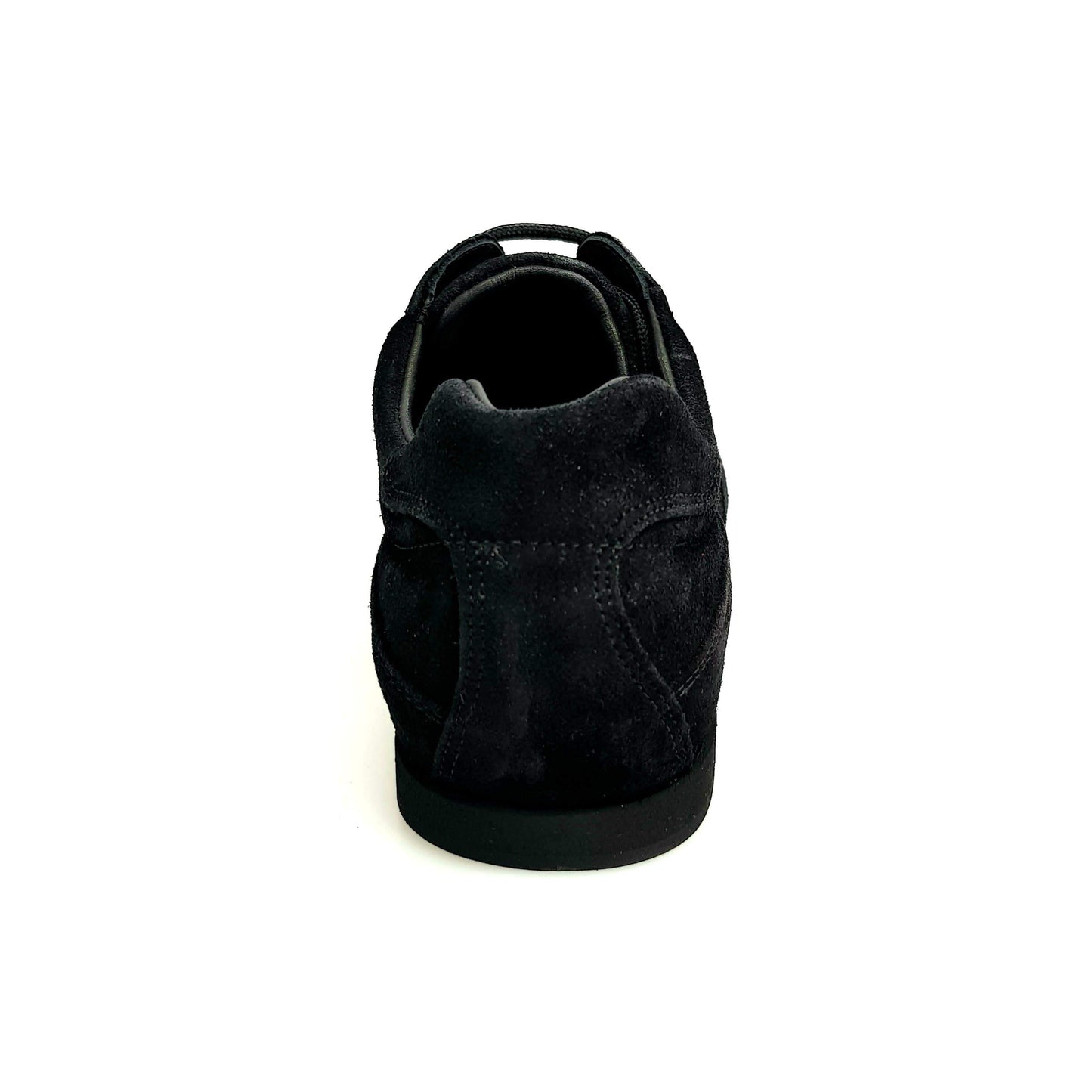 Scarpa da ginnastica BORA Sport IMOLA in camoscio nero, sneaker comoda e di stile, marca Wish Dance Shop.