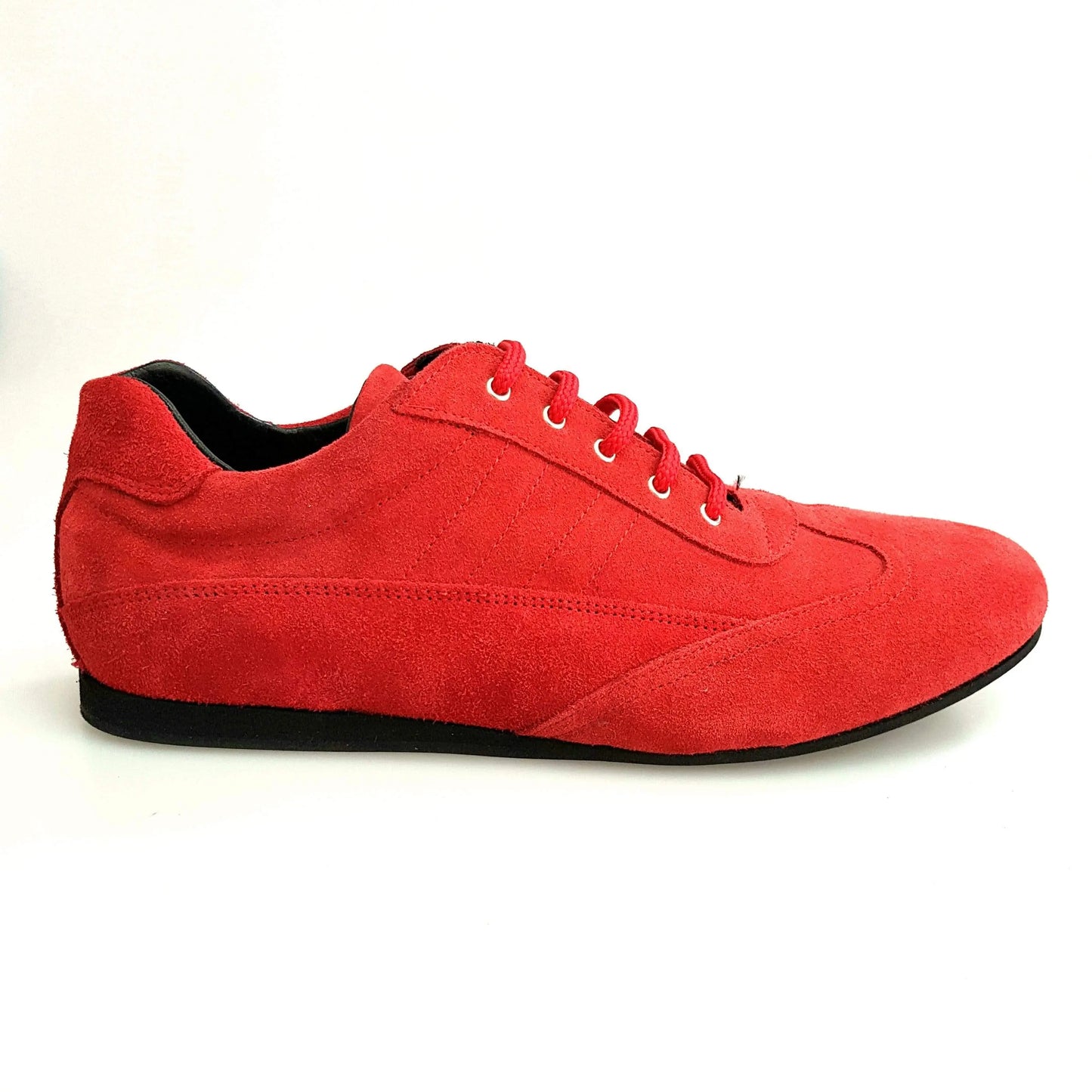 Sneaker MERAK Sport IMOLA in camoscio rosso, scarpa Wish Dance Shop con design sportivo e comfort elevato.