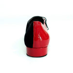 Load image into Gallery viewer, Wish Dance Shop Stardust - Scarpa da Uomo in Camoscio Nero e Vernice Rossa
