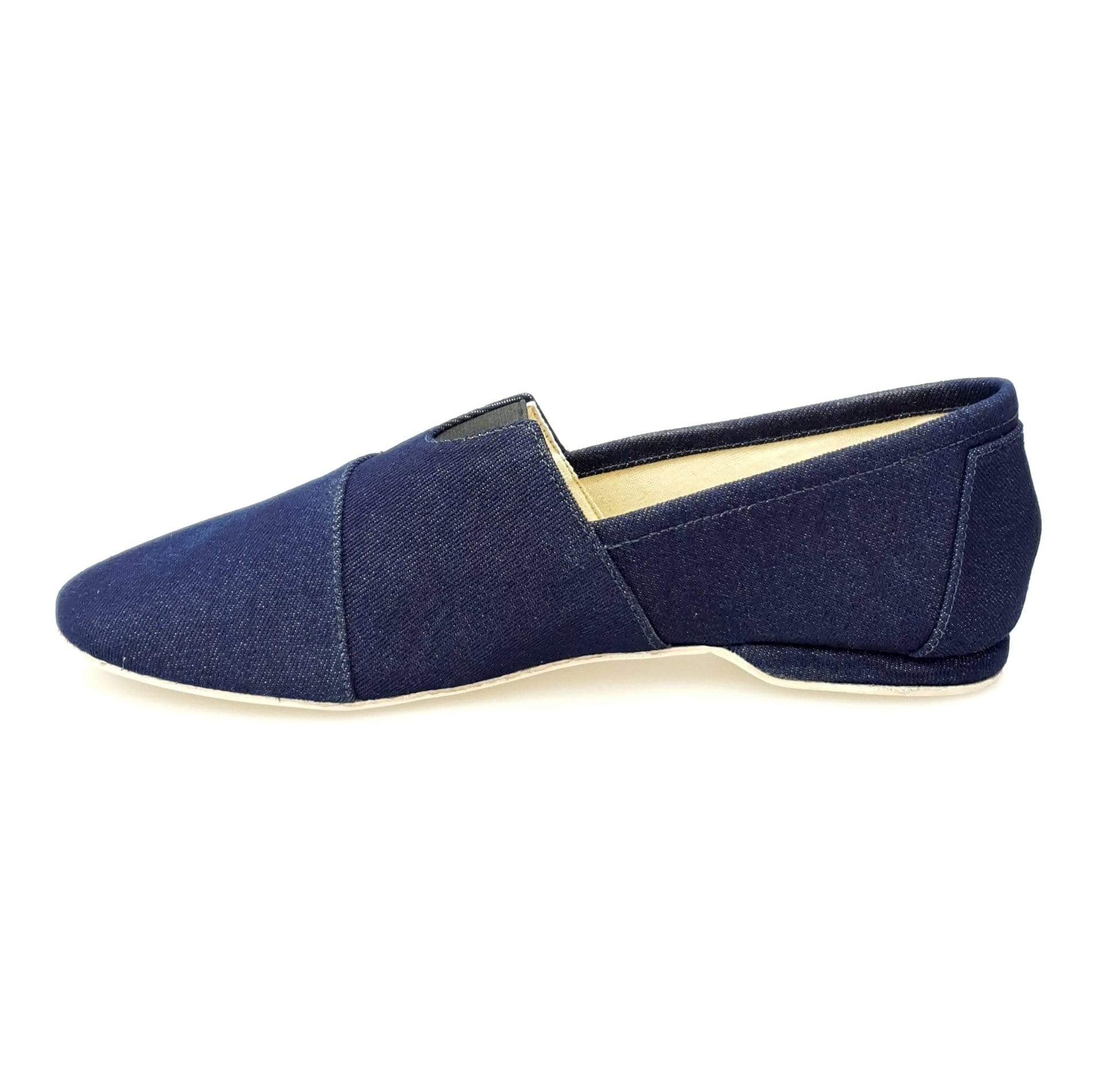 Espadrillas Tommy in tessuto blu jeans, calzature comode e estive, ideali per look casual e alla moda.