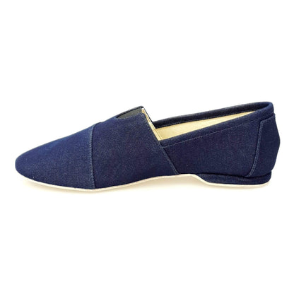 Espadrillas Tommy in tessuto blu jeans, calzature comode e estive, ideali per look casual e alla moda.