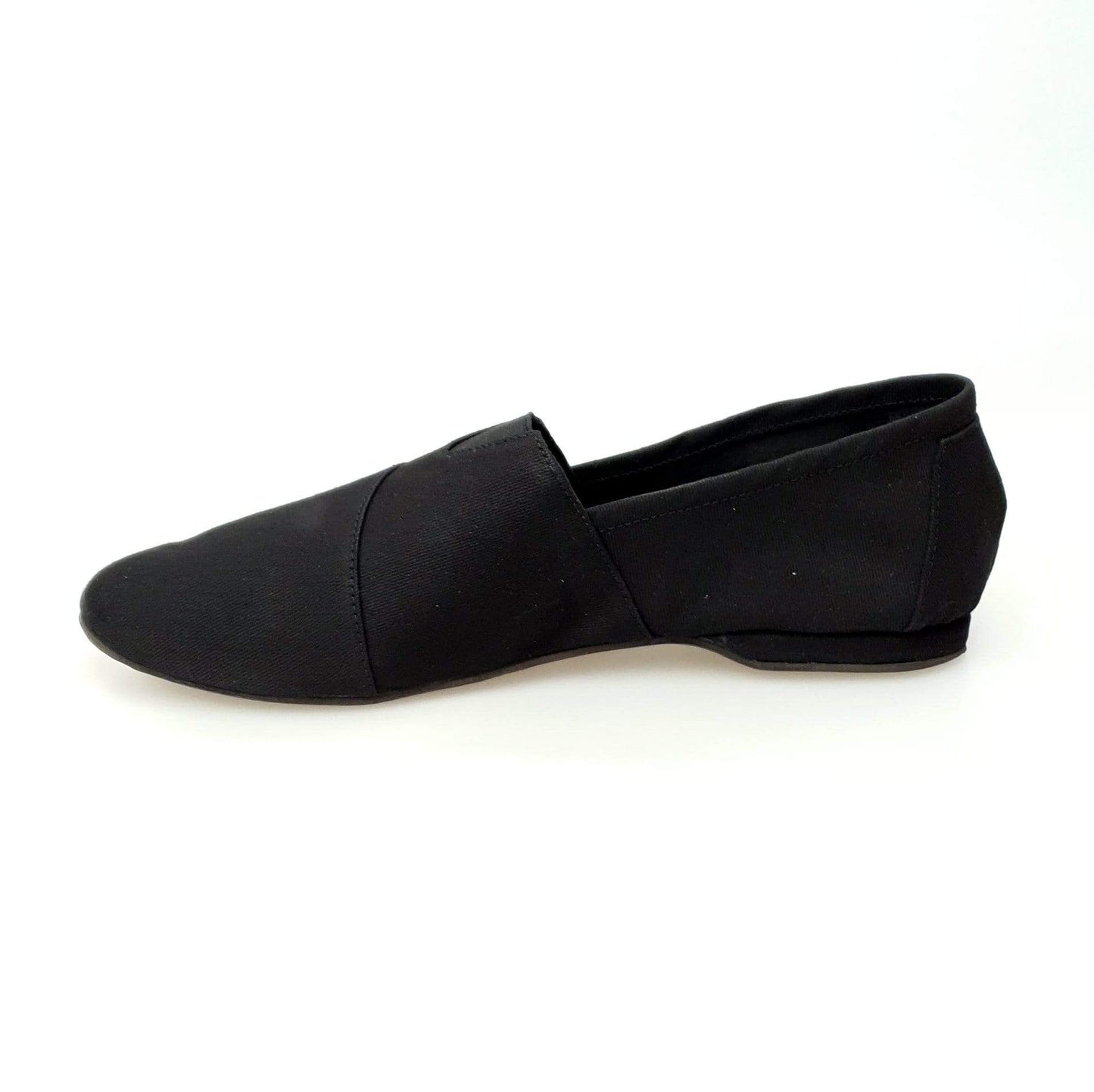 Espadrillas Tommy in tessuto nero, calzature da donna di Wish Dance Shop, con suola in corda naturale e design classico.