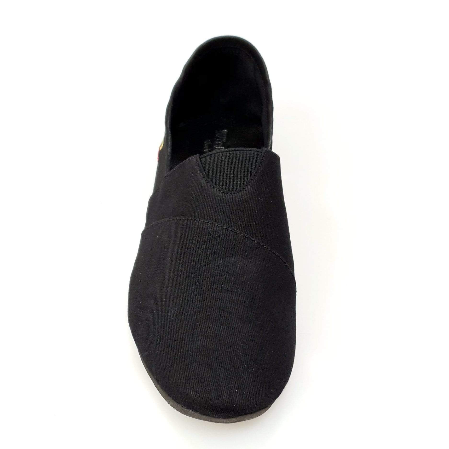 Espadrillas Tommy in tessuto nero, calzature casual da uomo con suola in corda, stile elegante e confortevole.
