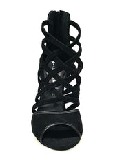 Carica immagine nella Galleria, Wishdance 161 Sandalo da Donna in morbido Camoscio Nero
