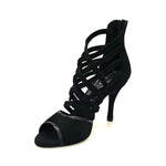 Load image into Gallery viewer, Wishdance 161 Sandalo da Donna in morbido Camoscio Nero
