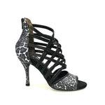 Load image into Gallery viewer, Wishdance 161 Sandalo da Donna in Pelle Maculato con fascette Pelle nere
