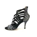 Load image into Gallery viewer, Wishdance 161 Sandalo da Donna in Pelle Maculato con fascette Pelle nere
