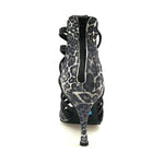 Load image into Gallery viewer, Wishdance 161 Sandalo da Donna in Pelle Maculato con fascette Pelle nere
