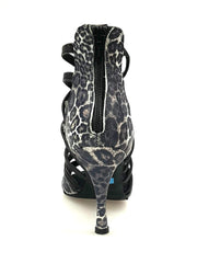 Carica immagine nella Galleria, Wishdance 161 Sandalo da Donna in Pelle Maculato con fascette Pelle nere
