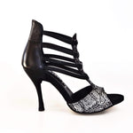 Load image into Gallery viewer, Wishdance 460 in Pitone Silver e pelle nera
