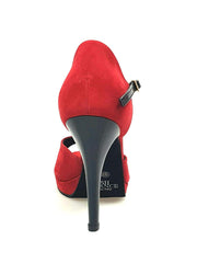 Carica immagine nella Galleria, Wishdance 675 Camoscio Rosso Vernice Nera
