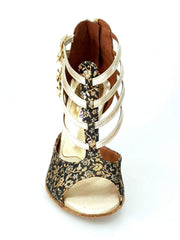 Carica immagine nella Galleria, Wishdance Lussuria - 779 Fiorato Veneziano Oro con Tallone in Lurex Oro
