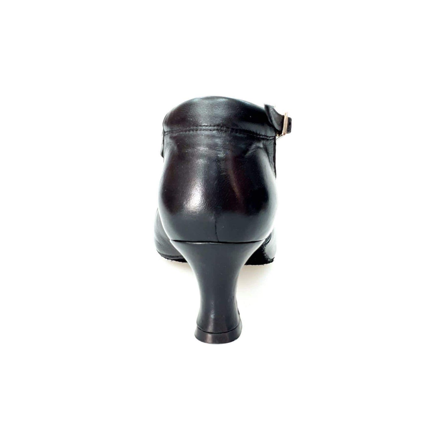 Scarpa da donna Wishdance Cuccarini in vera pelle nera, semichiusa, con dettagli eleganti e suola resistente.