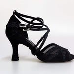 Carica immagine nella Galleria, Wishdance Art. 45R QD Scarpa da donna in Glitter Nero con Retina con Cuscino memorex

