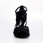 Carica immagine nella Galleria, Wishdance Art. 45R QD Scarpa da donna in Glitter Nero con Retina con Cuscino memorex
