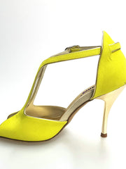 Carica immagine nella Galleria, Wishdance Fascino - Scarpa da Donna in Camoscio Giallo
