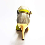Load image into Gallery viewer, Wishdance Fascino - Scarpa da Donna in Camoscio Giallo e Lurex Oro
