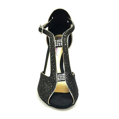 Scarpa donna Fascino (401) Wishdance in Felix oro con tacco a spillo laminato oro, dettaglio elegante e sofisticato