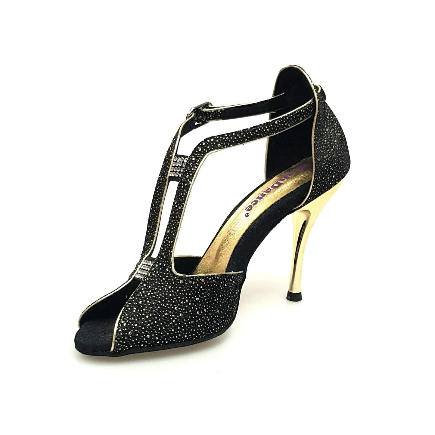 Scarpa donna Wishdance Fascino (401) in Felix oro con tacco a spillo laminato oro, dettagli eleganti e sofisticati