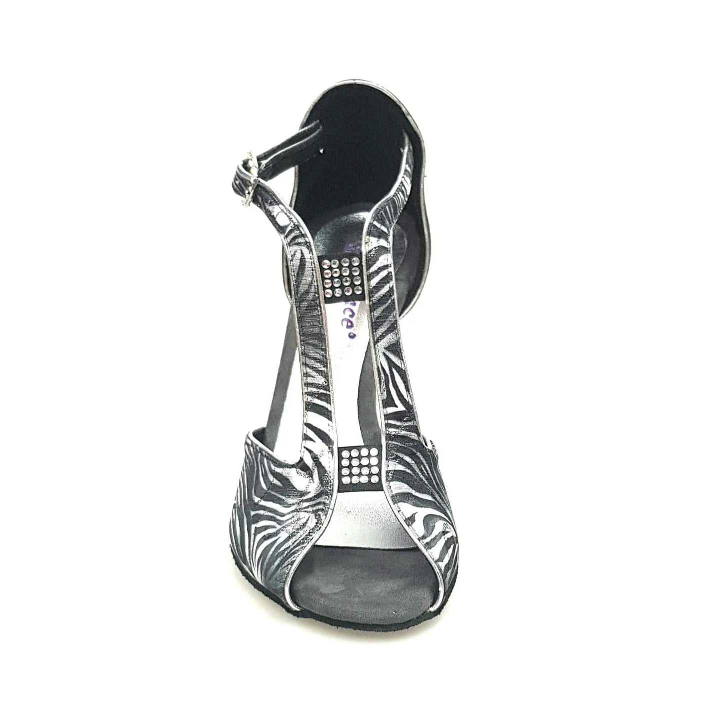 Scarpa da donna Wishdance Fascino (401) in jungla grigio con tallone in camoscio grigio, dettaglio elegante e alla moda