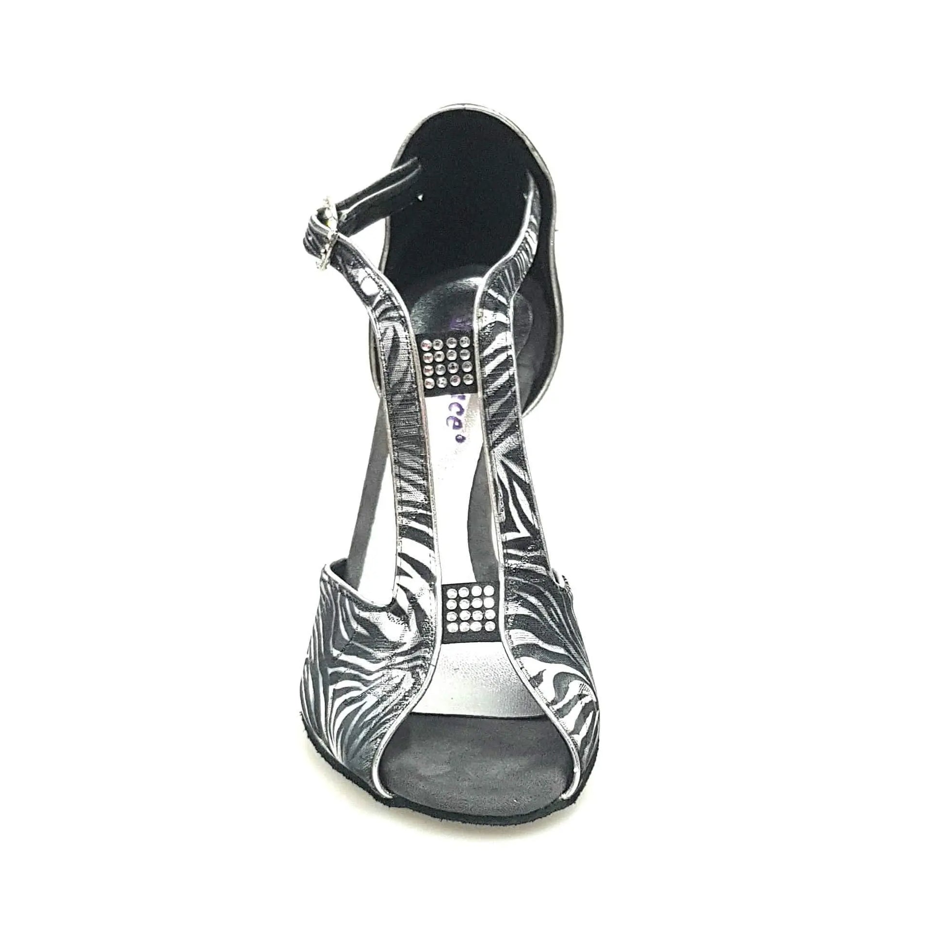 Scarpa da donna Wishdance Fascino (401) in jungla grigio con tallone in camoscio grigio, dettaglio elegante e alla moda