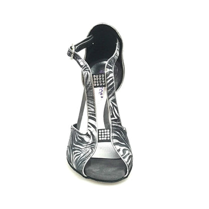Scarpa da donna Wishdance Fascino (401) in jungla grigio con tallone in camoscio grigio, dettaglio elegante e alla moda