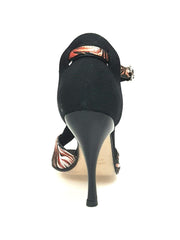 Carica immagine nella Galleria, Wishdance Fascino - Scarpa da Donna in Jungla Rosso e Tallone in Camoscio Nero
