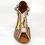 Carica immagine nella Galleria, Wishdance Fascino - Scarpa da Donna in Net Glitter e Lurex Bronzo
