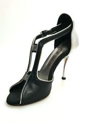 Carica immagine nella Galleria, Wishdance Fascino - Scarpa da Donna in Pelle Nera e Lurex Argento
