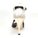 Carica immagine nella Galleria, Wishdance Fascino - Scarpa da Donna in Pelle Nera e Lurex Oro
