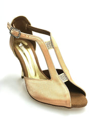 Carica immagine nella Galleria, Wishdance Fascino - Scarpa da Donna in Raso Carne
