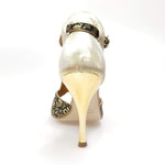 Carica immagine nella Galleria, Wishdance Fascino - Scarpa da Donna in tessuto Fiorato Oro e Lurex Oro
