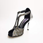 Carica immagine nella Galleria, Wishdance Fascino - Scarpa da Donna in tessuto Lace e Lurex Argento
