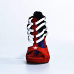 Load image into Gallery viewer, Wishdance Lussuria - Scarpa da Donna in Camoscio stile Cubana con Tacco a Spillo e Plateau
