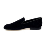 Load image into Gallery viewer, Joy Black (800PJ) - Men&#39;s Moccasin in Black Suede Lined in Genuine Italian Leather

