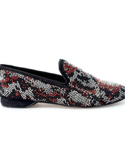 Carica immagine nella Galleria, Wishdance Mocassino Viper Rosso Camoscio Nero
