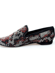 Carica immagine nella Galleria, Wishdance Mocassino Viper Rosso Camoscio Nero
