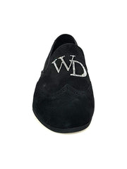 Load image into Gallery viewer, Wishdance Morgan Camoscio Nero Signature Wish Dance in Swarovski boreali
