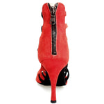 Load image into Gallery viewer, Wishdance Sandalo da Donna in Camoscio Rosso e Nero
