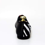 Load image into Gallery viewer, Wishdance Savana - Jazz unisex in pelle con fantasia zebrata e punta personalizzata
